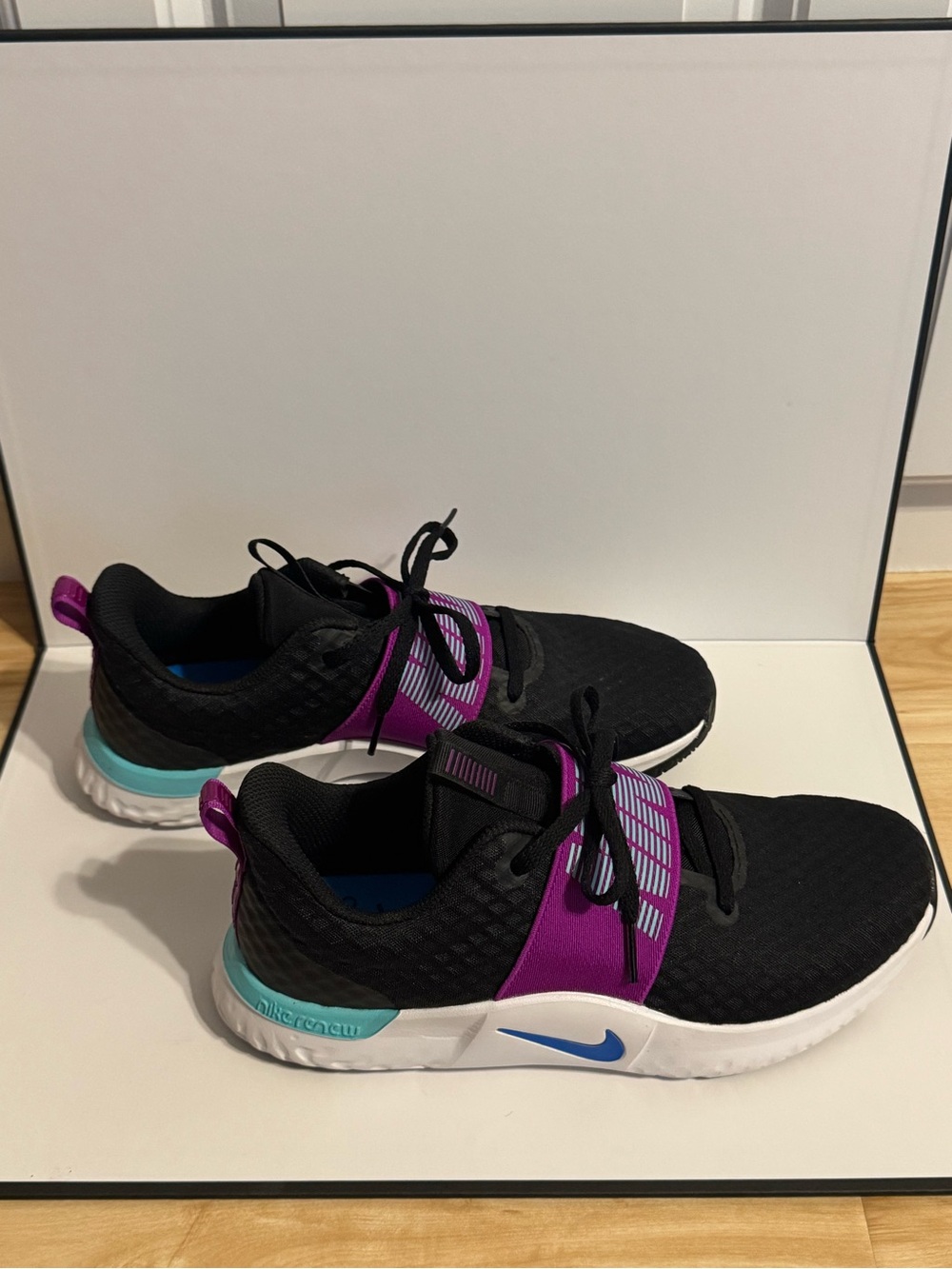 Nike Women’s Black, Purple & Teal Athletic Sneakers